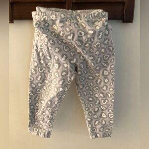 Girls Leopard Print Pants (Cherokee) - Size 12-18 Months
